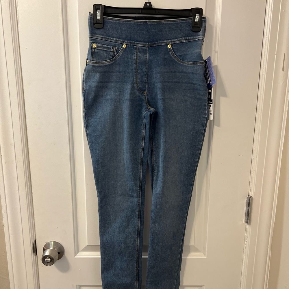 Nygård Luxe Denim Slims NWT Skinny Cuff Pull-On High Rise Stretch Jeans XS (2-4)